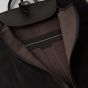 Leather Suit Carrier - Black