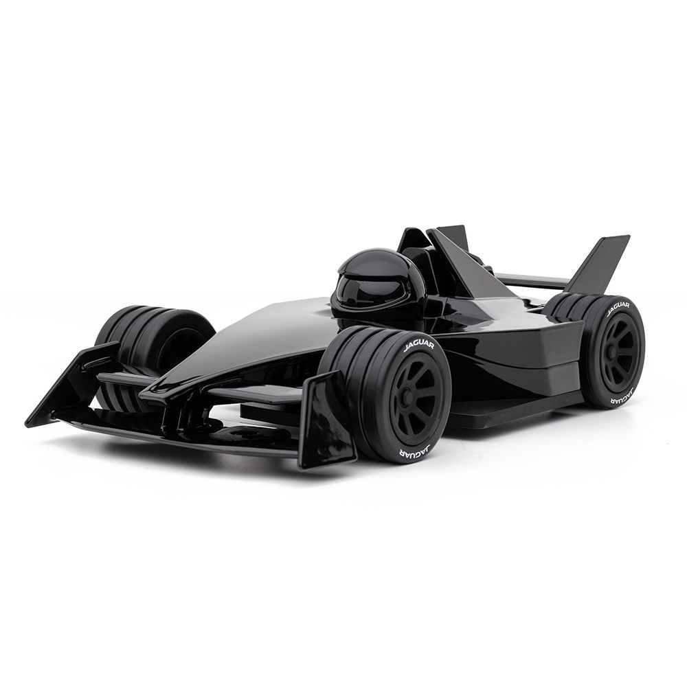 Black Jaguar I-TYPE 6 Icon Model complete with race driver - Image 1 of 8