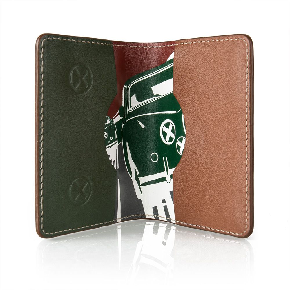 Heritage Dynamic Graphic Leather Card Holder