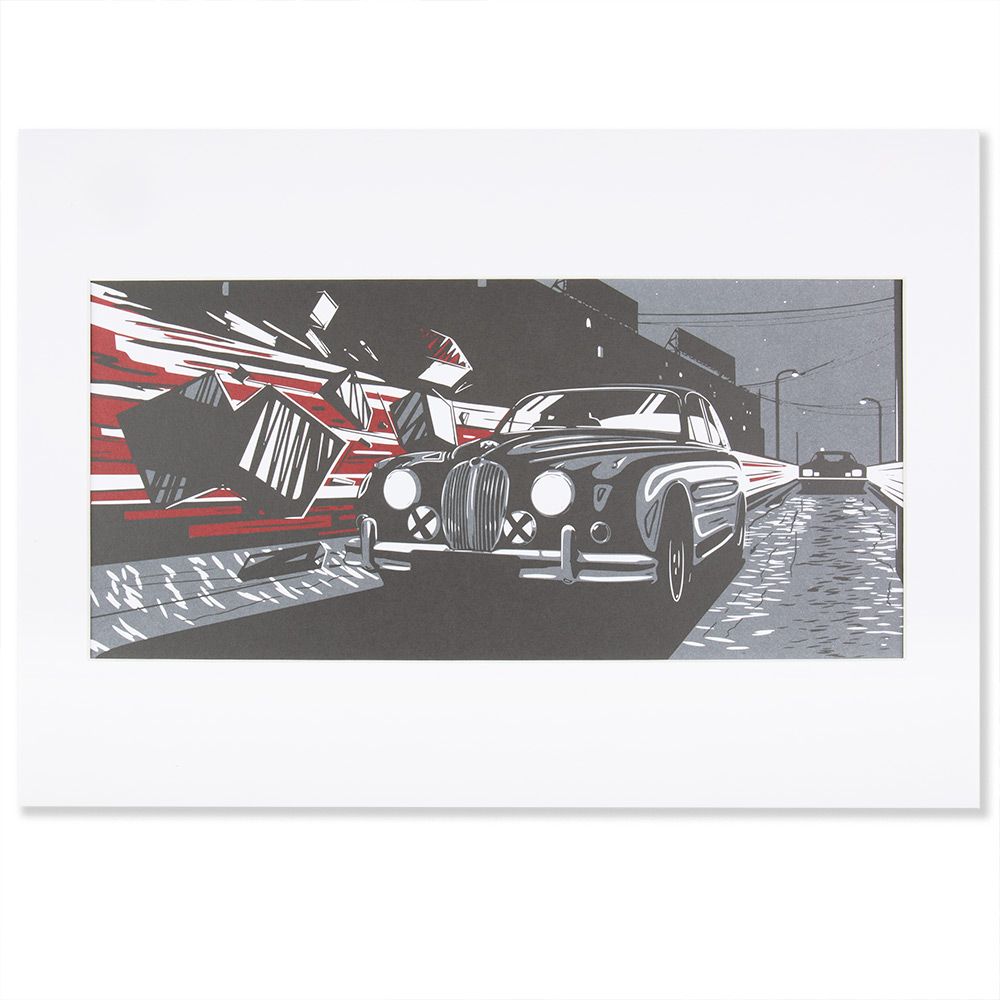 Heritage Art Print - Black and Red (A3)